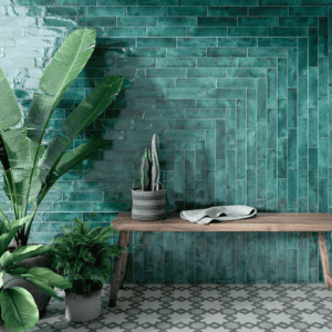 Green Wall Tiles | Nissel Emerald